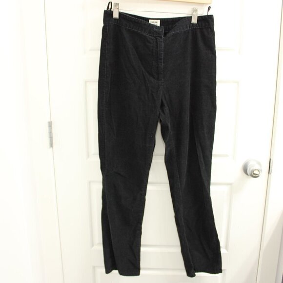 3/$30 Aritzia Sunday Best Size 4 High Rise Straight Corduroy Black - Picture 6 of 6